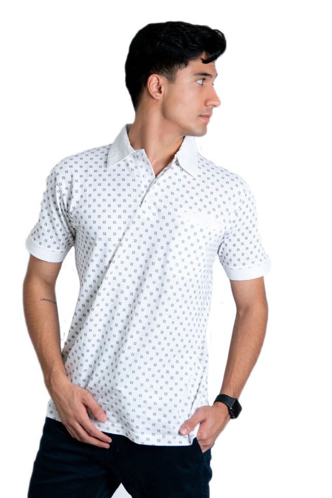 Men's relaxed fit polo shirts top