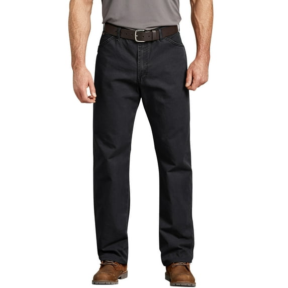 Men's Relaxed Fit Straight Leg Dungaree Jeans