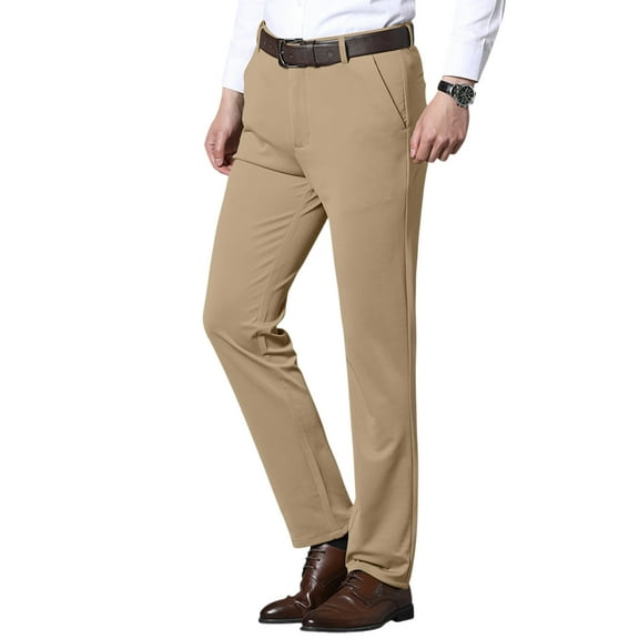 Men's Relaxed Fit Stretch Corduroy Lightweight Breathable Pants (Regular Fit)