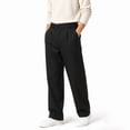 thumbnail image 1 of Men's Relaxed Fit Wide Leg Stretch Golf & Dress Work Pants All Day Comfort Performance Trousers for Business & Suit, 1 of 5
