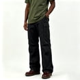 thumbnail image 1 of Men’s Relaxed Polyester Work Cargo Pants, Heavy Duty Water Repellent Yard Utility Trousers, 1 of 8
