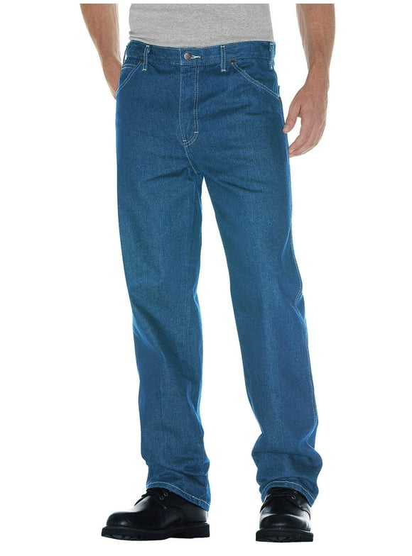 Men's Relaxed Straight Fit 5-Pocket Denim Jean