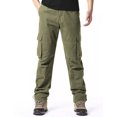 thumbnail image 1 of Men's Relaxed Stretch Straight Leg Utility Cargo Pants with Secure Zipper Storage Pockets, 1 of 9