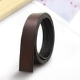thumbnail image 1 of Men's Replacement Ratchet Strap Webbing 1 3/8" Width Dress Webbing Holeless Belt Brown, 1 of 8