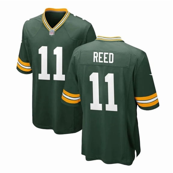 Men's Replica Classic Jersey Jayden #11 Reed Tshirt Sports Game Tee Green01-XL