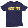 thumbnail image 1 of Men's Republic of Vietnam T-shirt South Vietnam Flag Coat of Arms Tee Shirt for Him her (Medium Navy Blue), 1 of 5