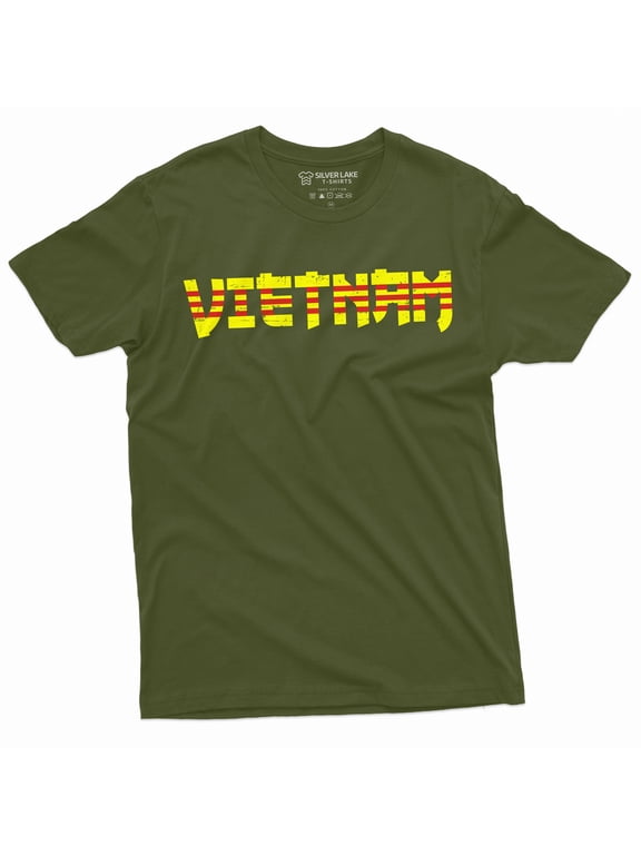 Men's Republic of Vietnam T-shirt South Vietnam Flag Coat of Arms Tee Shirt for Him her