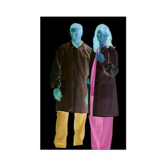 Men's ResiStat Protective Lab Coat,White,Large MDT046805L