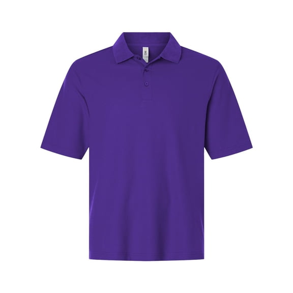 CORE365 CE106 Men's Resolve CVC Performance Pique Polo-Campus Purple-S