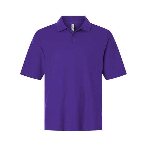 CORE365 CE106 Men's Resolve CVC Performance Pique Polo-Campus Purple-2XL