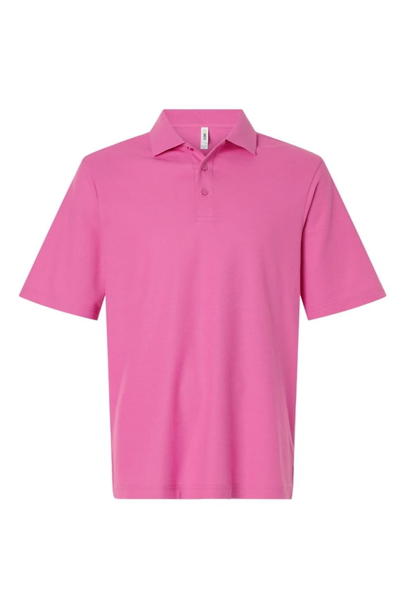 CORE365 CE106 Men's Resolve CVC Performance Pique Polo-Charity Pink-XL
