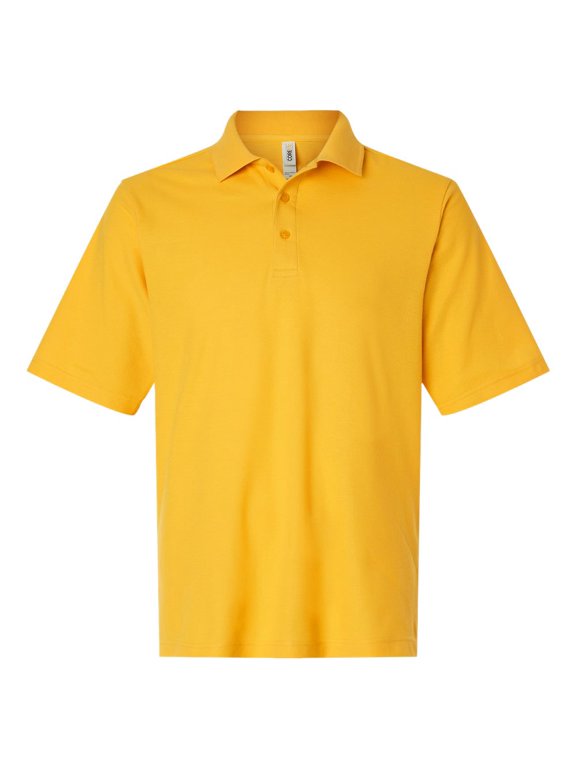 CORE365 CE106 Men's Resolve CVC Performance Pique Polo-Campus Gold-XL