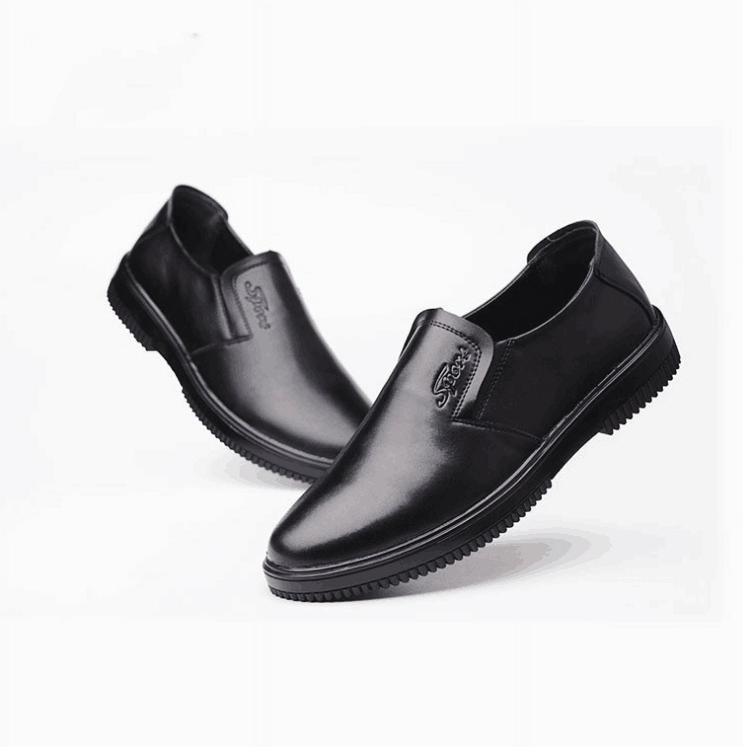 Men s Restaurant Oil Resistant Kitchen Work Shoes Loafer Slip On Skid Non Slip 9.5 Walmart