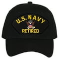 thumbnail image 1 of Men's Retired Military Veteran Hat - Adjustable Hook & Loop Baseball Cap, US Army, 1 of 2