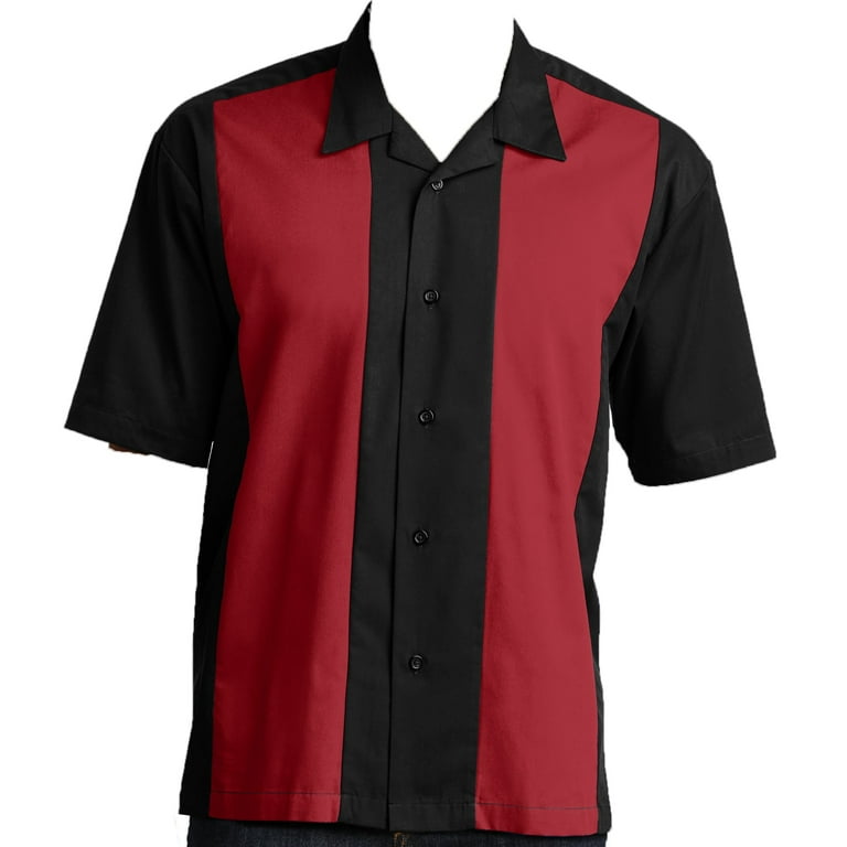 Men's Retro Classic Bowling Shirt Charlie Sheen Harper
