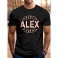 thumbnail image 1 of Men's Retro Distressed Best Alex Ever T-Shirt, 1 of 6