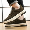 thumbnail image 1 of Men's Retro Fashion Sneakers, Classic Low-Top Skate Shoes with Comfortable Platform Sole, Lace-up Casual Walking Footwear for Daily Streetwear and Travel., 1 of 8
