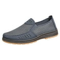 thumbnail image 1 of Men's Retro Mesh Breathable Casual Sneakers 7.5 Grey, 1 of 3