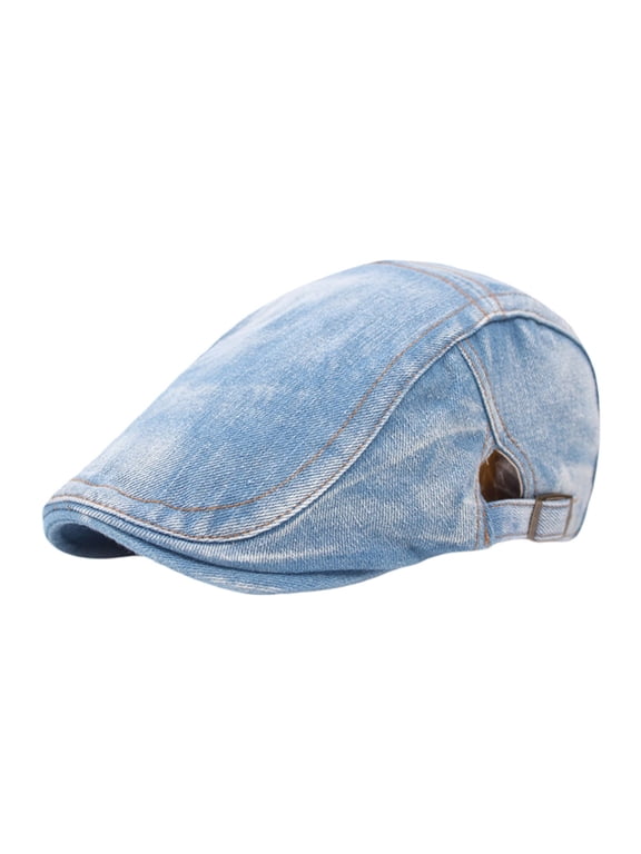 Men's Retro Newsboy Cap Irish Beret Washable Anti-Deformation Flat Driving Hat Blend Painter Cap Versatile Outdoor Travel Fishing