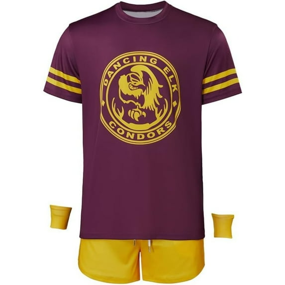 Men's Retro Sporty  Juno Paulie Bleeker Outfit Set - Vintage-Inspired Top & Shorts for Casual Wear