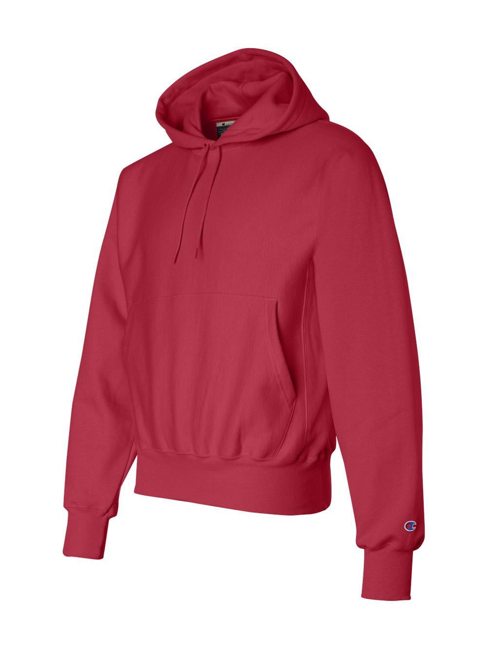 Men s Reverse Weave Hood Scarlet XL Walmart