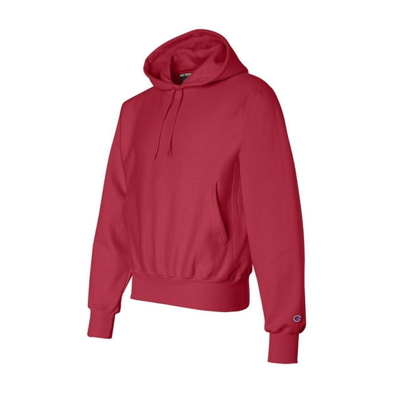 Men's Reverse Weave Hood, Scarlet - XL
