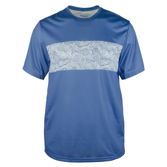Men's Reyn Spooner Wave Print Performance Tee PB Small