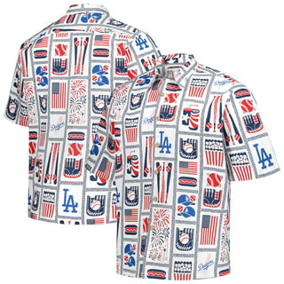 Men's Los Angeles Dodgers Royal Big & Tall Button-Up Shirt