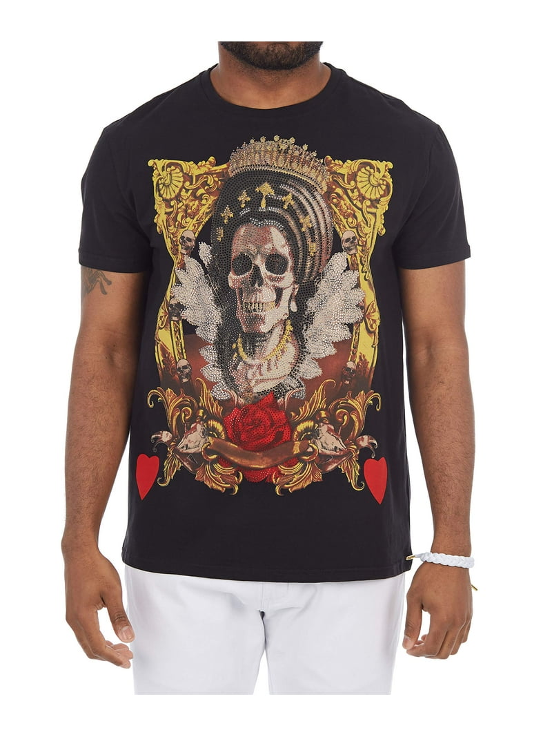 【GRANCY】Skull Rhinestone Design T-shirt GRANCY】Skull Rhinestone Design T-shirt / スカルライン