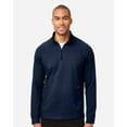 thumbnail image 1 of North End NE200 Men's Rhythm Waffle Quarter-Zip Pullover-Classic Navy-3XL, 1 of 6
