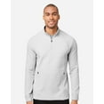 thumbnail image 1 of North End NE200 Men's Rhythm Waffle Quarter-Zip Pullover-Platinum-L, 1 of 6