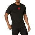 thumbnail image 1 of Men's Ribbed Crew Neck Regular Fit Center Logo T-Shirt, 1 of 3