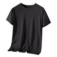 thumbnail image 1 of Men's Ribbed Knit T-Shirts Short Sleeve Casual Crewneck Slim Fit Textured Pullover Tees Basic Top, 1 of 6
