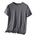 thumbnail image 1 of Men's Ribbed Knit T-Shirts Short Sleeve Casual Crewneck Slim Fit Textured Pullover Tees Basic Top, 1 of 6