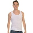 thumbnail image 1 of Men's Ribbed White A-Shirt (12-Pack), 1 of 2