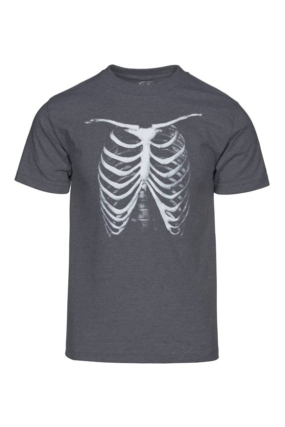 Men's Ribcage Short-Sleeve T-Shirt - Dark Grey - Large