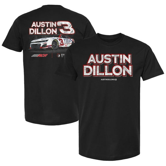 Men's Richard Childress Racing Team Collection Black Austin Dillon Titan Risk Solutions T-Shirt