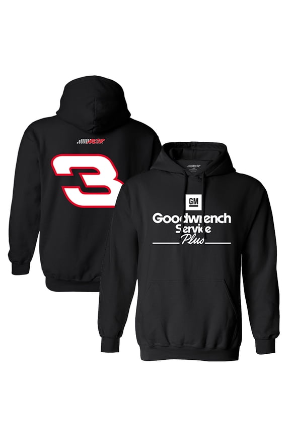 Men's Richard Childress Racing Team Collection Black Richard Childress Racing Goodwrench Service Plus Car Pullover