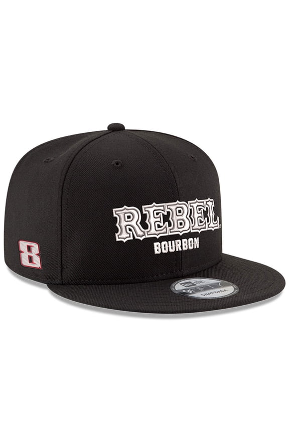 Men's Richard Childress Racing Team Collection  Black Kyle Busch Rebel Bourbon 9FIFTY Snapback Hat