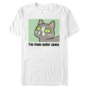 Men's Rick And Morty I'm from Outer Space Graphic Tee White X Large