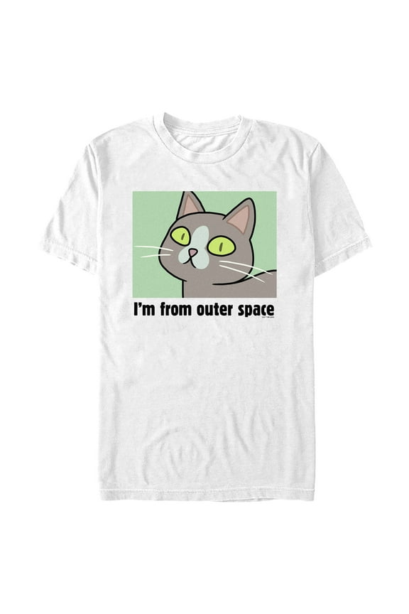 Men's Rick And Morty I'm from Outer Space Graphic Tee White X Large