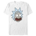 thumbnail image 1 of Men's Rick And Morty Smiling Rick Big Head  Graphic Tee White Medium, 1 of 5