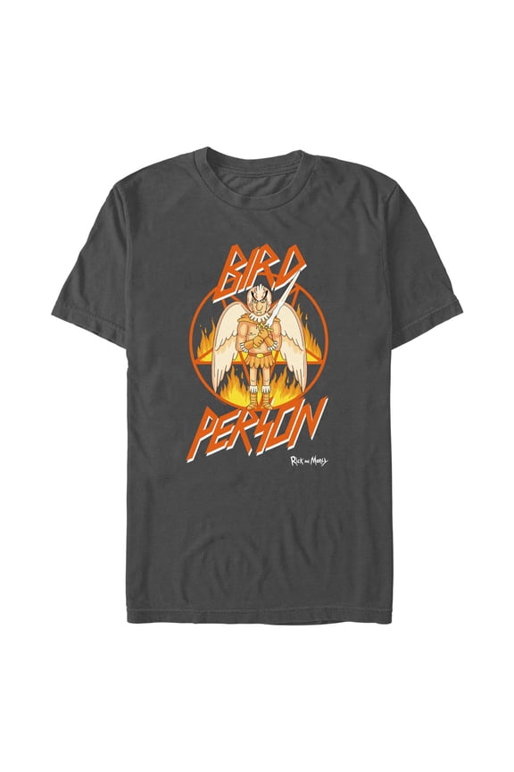 Men's Rick and Morty Bird Person Icon  Graphic T-Shirt