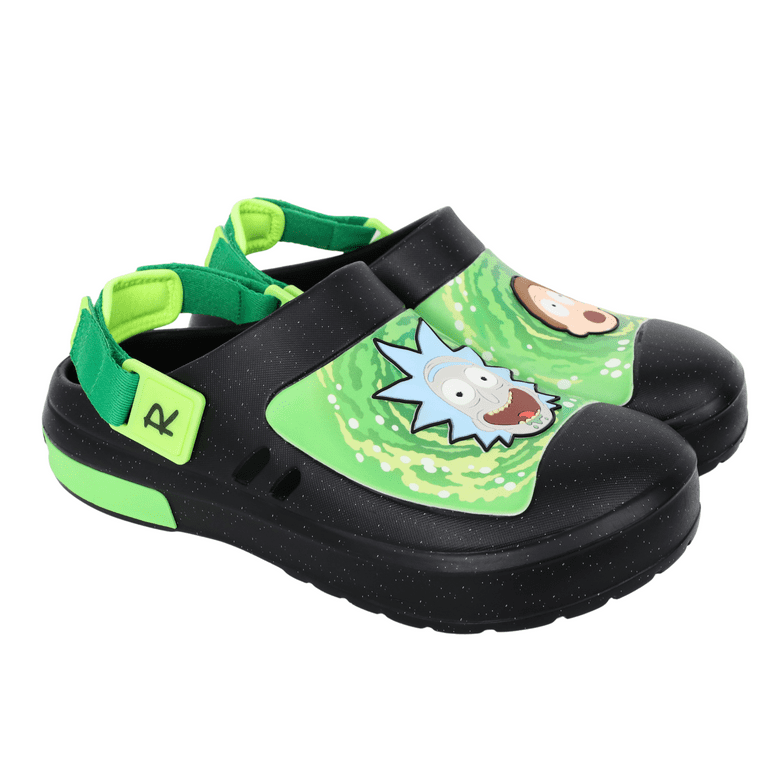 Ground Up Men's Rick and Morty EVA Clogs with Graphics and