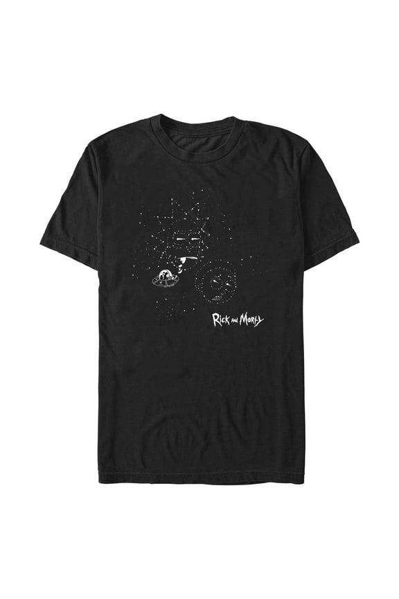 Men's Rick and Morty Constellation  Graphic T-Shirt