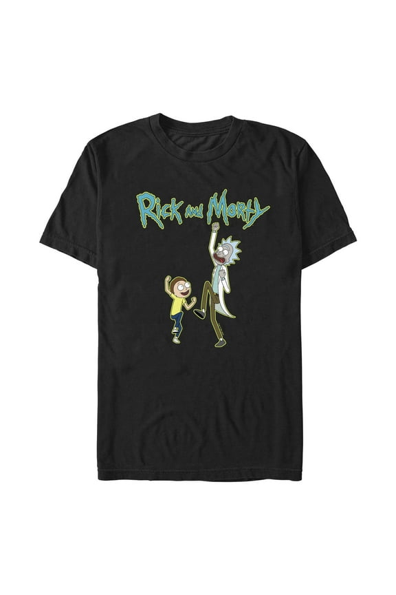 Men's Rick and Morty Fist Pump Graphic T-Shirt