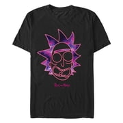 Mens Rick and Morty Galaxy Grandpa Graphic T-Shirt