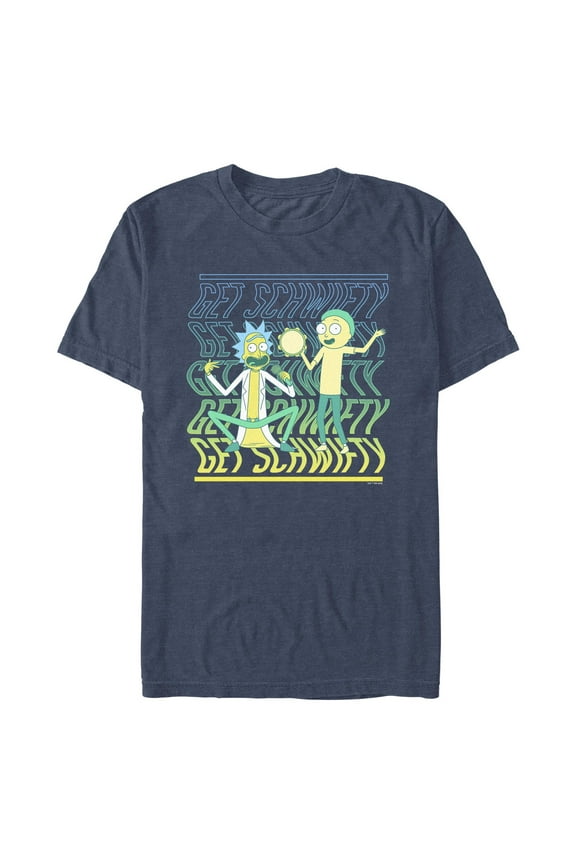 Men's Rick and Morty Get Schwifty  Graphic T-Shirt