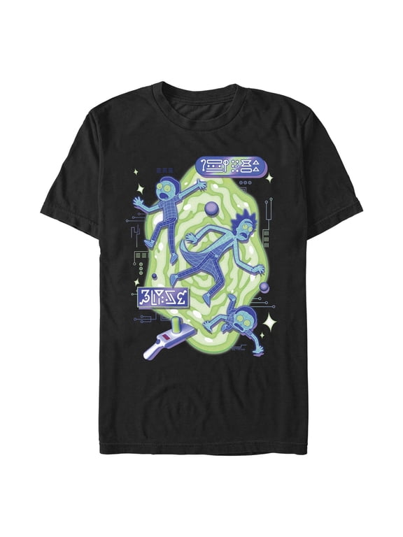 Men's Rick and Morty Space Goo Adventure Graphic T-Shirt