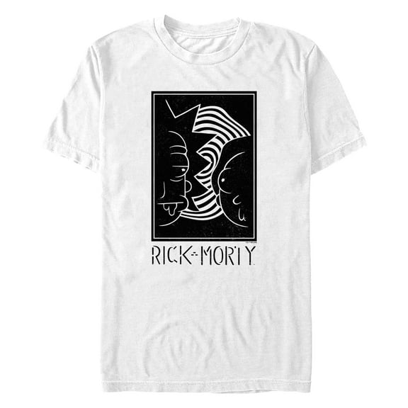 Men's Rick and Morty Swirl Poster Graphic T-Shirt